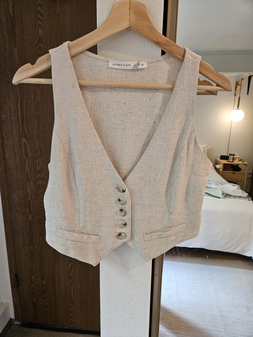 Altar'd State Valerie Linen Vest